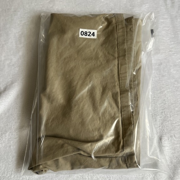 Wranglers Men's Shorts Flat Front Zip Pocket Bermuda Size 44 Khaki Beige - Picture 7 of 7